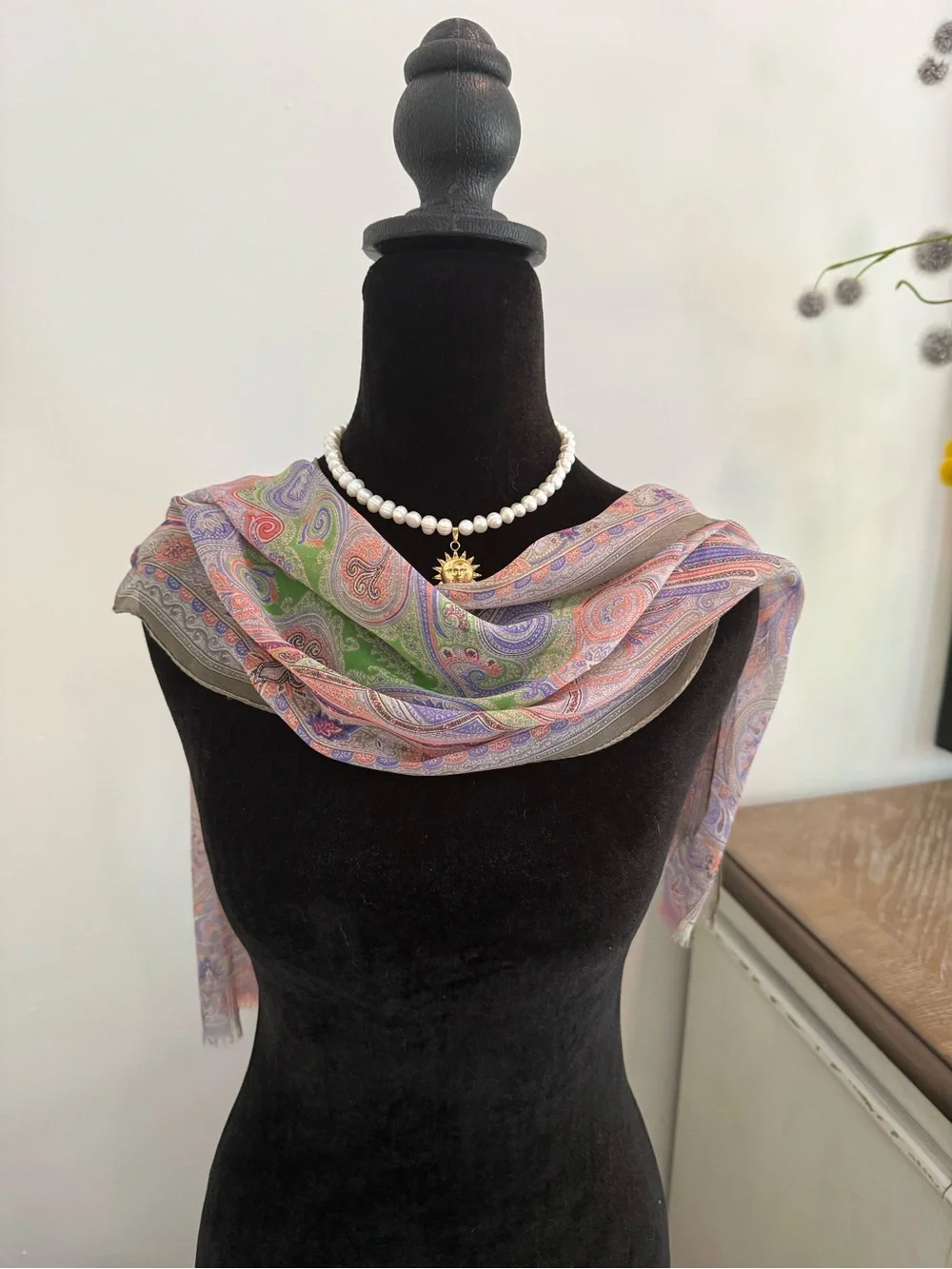 Etro Silk Shawl Multicolor Made in Italy